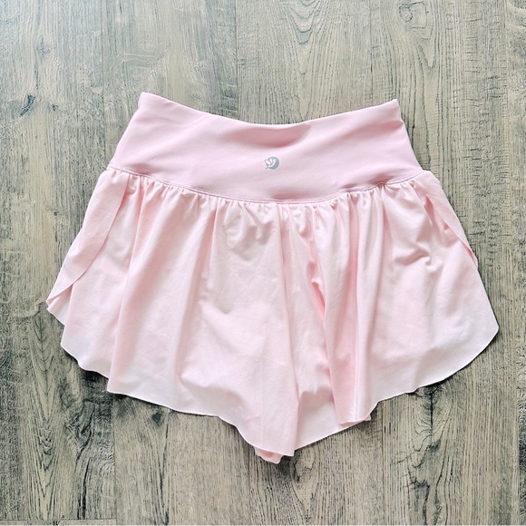 Luga Pink Pastel Tennis Skirt Mini w Shorts - Picture 3 of 5